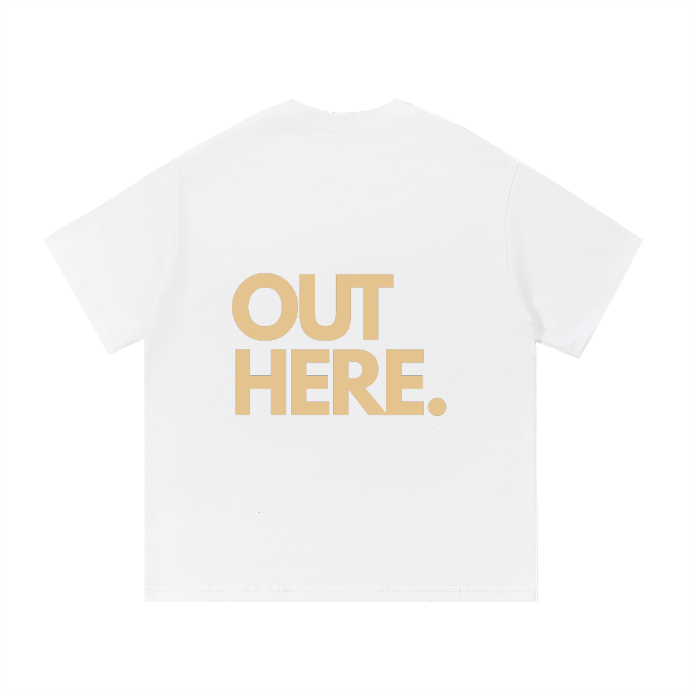 OUT HERE. Cotton T-Shirt