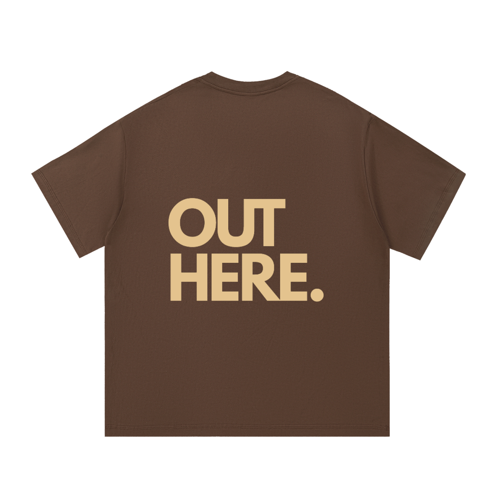 OUT HERE. Cotton T-Shirt